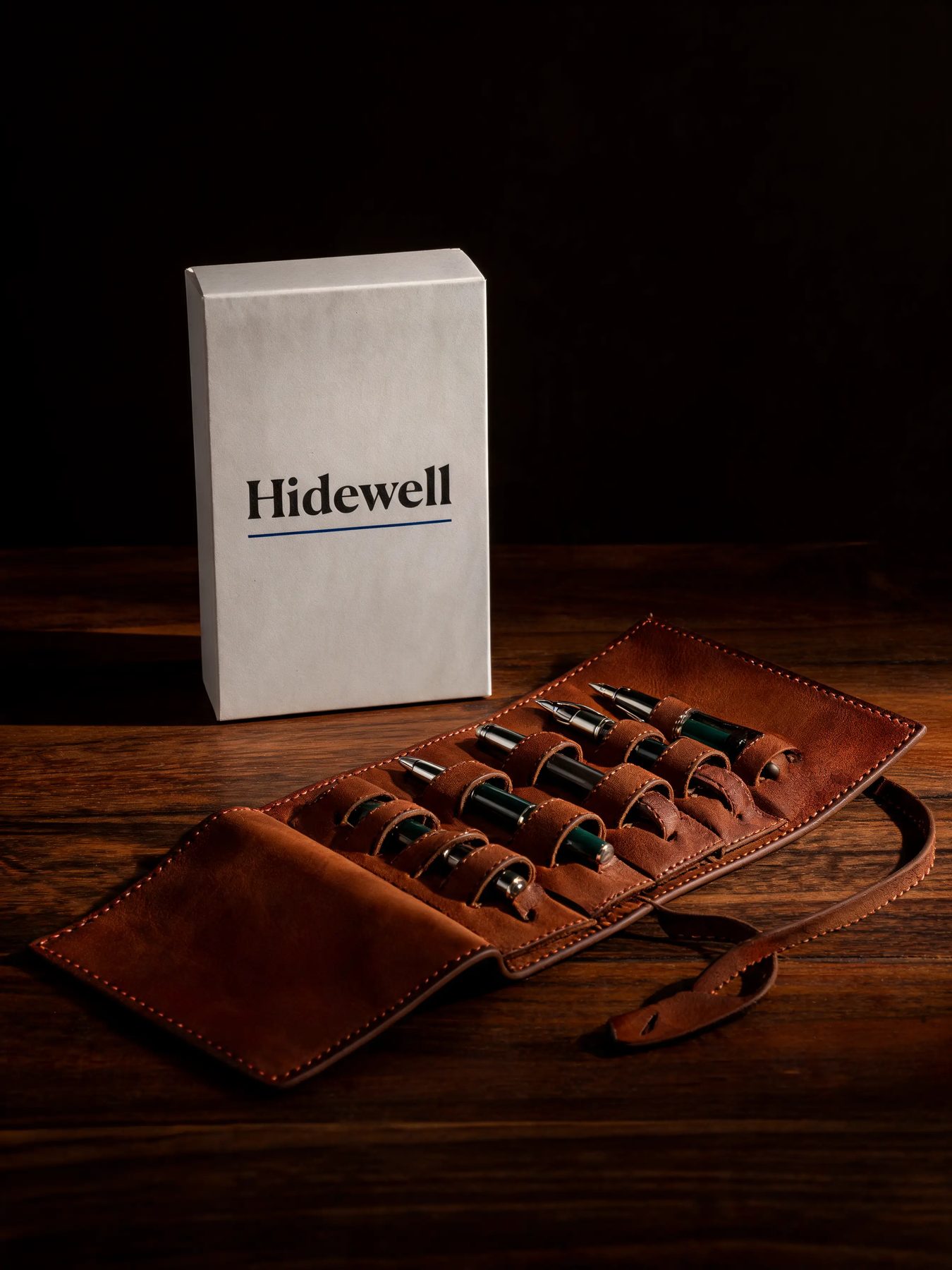 Leather Pen Roll